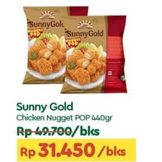 Promo Harga Sunny Gold Chicken Nugget Pop 440 gr - TIP TOP