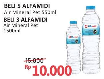 Alfamidi Air Mineral 1500ml/550ml
