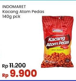 Promo Harga Indomaret Kacang Atom Pedas 140 gr - Indomaret