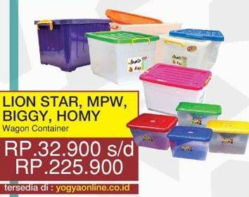 Promo Harga LION STAR/MPW/BIGGY/HOMY Wagon Container  - Yogya