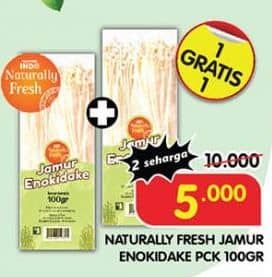 Promo Harga Naturally Fresh Jamur Enokidake 100 gr - Superindo