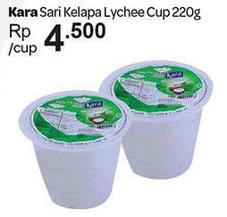 Promo Harga KARA Sari Kelapa Lychee 220 gr - Carrefour