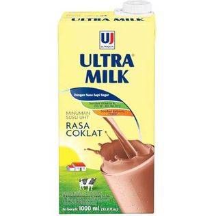 Promo Harga Ultra Milk Susu UHT Coklat 1000 ml - Alfamart