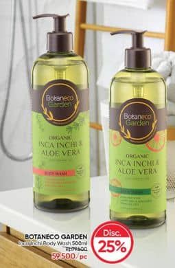 Promo Harga Botaneco Garden Body Wash Inca Inchi Aloe Vera 500 ml - Guardian