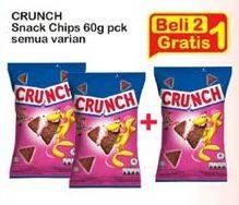 Promo Harga NESTLE CRUNCH Chips All Variants per 2 pouch 60 gr - Indomaret