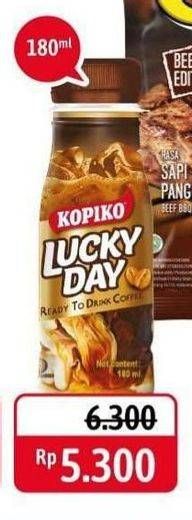 Promo Harga KOPIKO Lucky Day 180 ml - Alfamidi