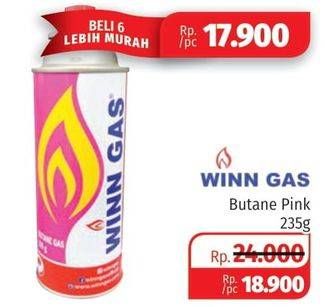 Promo Harga WINN GAS Tabung Gas Pink 235 gr - Lotte Grosir