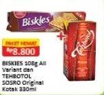Promo Harga Paket hemat biskies + sosro teh botol  - Alfamart