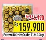 Promo Harga Ferrero Rocher Chocolate T24 300 gr - Hypermart