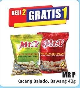 Promo Harga Mr.p Peanuts Balado, Bawang 40 gr - Hari Hari