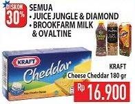 Promo Harga KRAFT Cheese Cheddar 180 gr - Hypermart