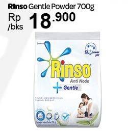 Promo Harga RINSO Gentle Powder 700 gr - Carrefour