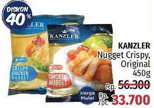 Promo Harga KANZLER Chicken Nugget Original, Crispy 450 gr - LotteMart