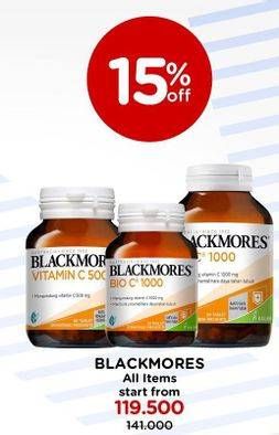 Promo Harga Blackmores Vitamin C 60 pcs - Watsons
