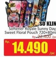 Promo Harga SO KLIN Royale Parfum Collection Sunny Day, Sweet Floral 800 ml - Hari Hari