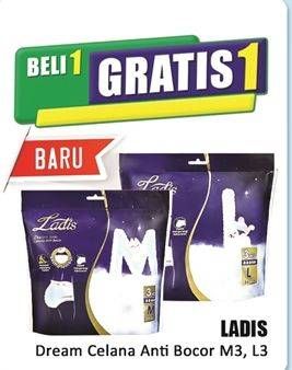 Promo Harga Makuku Ladis Celana Anti Bocor L3, M3 3 pcs - Hari Hari