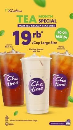 Promo Harga Tea Month Special  - Chatime