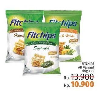 Promo Harga FITCHIPS Delicious Multigrain Chips All Variants 60 gr - LotteMart