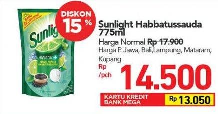 Promo Harga SUNLIGHT Pencuci Piring Higienis Plus With Habbatussauda 755 ml - Carrefour