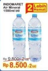 Promo Harga INDOMARET Air Mineral 1500 ml - Indomaret