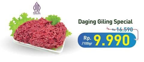 Promo Harga Daging Giling Sapi Spesial per 100 gr - Hypermart