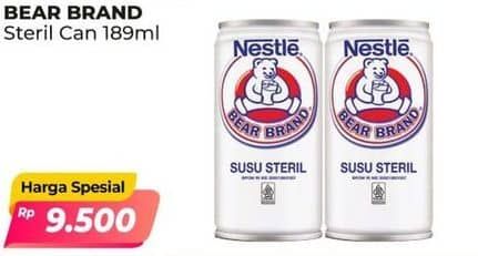 Promo Harga Bear Brand Susu Steril 189 ml - Alfamart