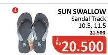 Promo Harga SUN SWALLOW Sandal Jepit Track  - Alfamidi