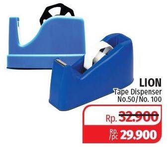 Promo Harga Lion Tape Dispenser No. 50 / 100  - Lotte Grosir