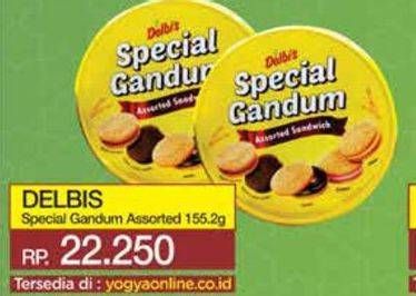 Promo Harga Delbis Special Gandum Assorted 155 gr - Yogya