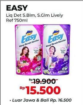 Promo Harga ATTACK Easy Detergent Liquid Sparkling Blooming, Sweet Glamour, Lively Energetic 750 ml - Alfamart