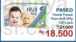 Promo Harga Paseo Baby Pure Soft 130 sheet - Indomaret