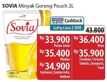 Promo Harga Sovia Minyak Goreng 2000 ml - Alfamidi