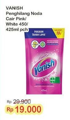 Promo Harga Vanish Penghilang Noda Cair Pink, Putih 425 ml - Indomaret