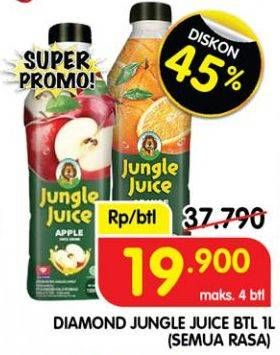 Promo Harga Diamond Jungle Juice All Variants 1000 ml - Superindo