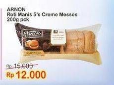 Promo Harga ARNON Roti Sisir Cream Messes 5 pcs - Indomaret
