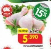 Promo Harga Ayam Paha Bawah per 100 gr - Superindo