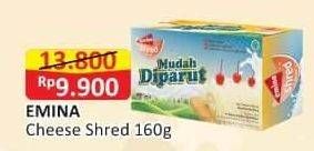 Promo Harga EMINA Cheddar Cheese Shred 160 gr - Alfamart