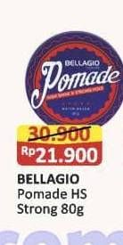 Promo Harga Bellagio Pomade High Shine & Normal Hold Red 80 gr - Alfamart