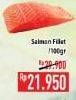 Promo Harga Salmon Fillet per 100 gr - Hypermart