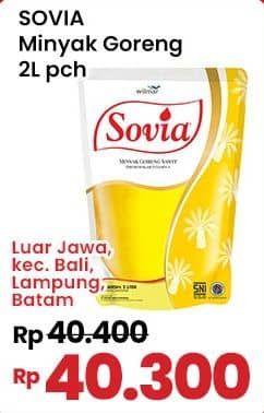 Promo Harga Sovia Minyak Goreng 2000 ml - Indomaret