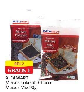 Promo Harga ALFAMART Meises Choco Meises Mix, Cokelat 90 gr - Alfamart