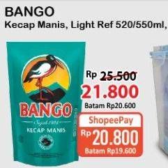 BANGO Kecap Manis, Light 520/550ml