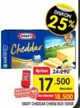 Promo Harga Kraft Cheese Cheddar 160 gr - Superindo