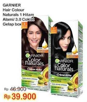 Promo Harga GARNIER Hair Color Hitam, Coklat Gelap  - Indomaret