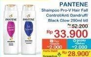 Promo Harga Pantene Shampoo Hair Fall Control, Anti Dandruff, Long Black 290 ml - Indomaret