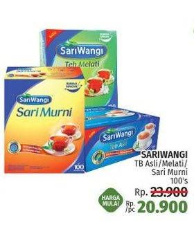 Promo Harga SARIWANGI Teh Asli/ Melati/ Sari Murni  - LotteMart