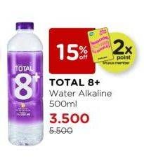 Promo Harga Total 8 Water 500 ml - Watsons