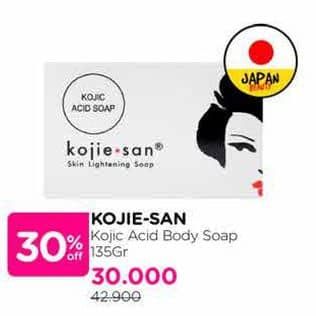 Promo Harga Kojie San Skin Lightening Soap Kojic Acid Soap 135 gr - Watsons