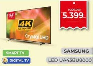 Promo Harga Samsung UA43BU8000 Crystal UHD 4K Smart TV  - Yogya