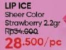 Promo Harga Lip Ice Sheer Color Strawberry 2 gr - Guardian